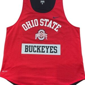 Women's Nike Dri-Fit Ohio state Buckeyes Double Mesh Tank Top